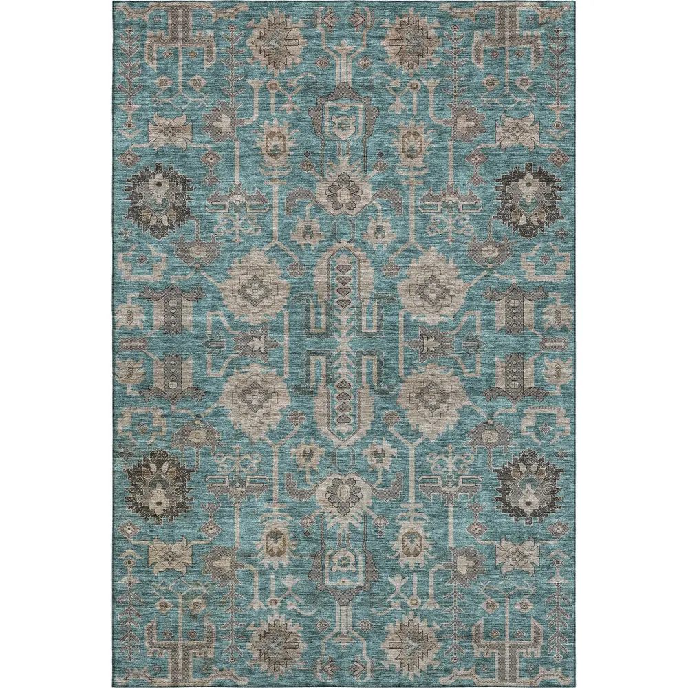 Mayfield AMF697 Teal 9' x 12' Rug