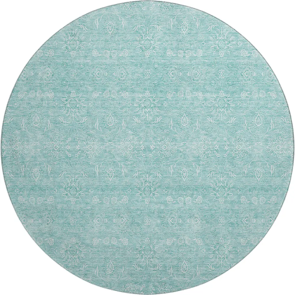 Mayfield AMF703 Aqua 8' x 8' Rug