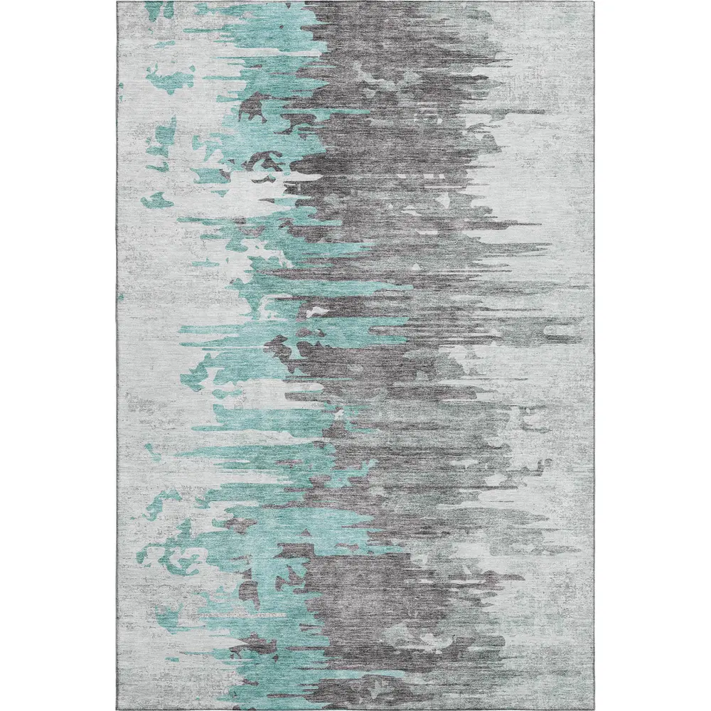 Mayfield AMF704 Teal 10' x 14' Rug