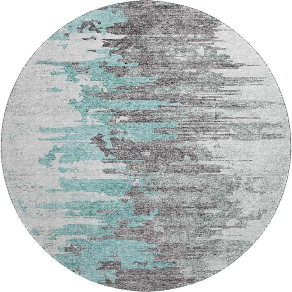 Mayfield AMF704 Teal 8' x 8' Rug