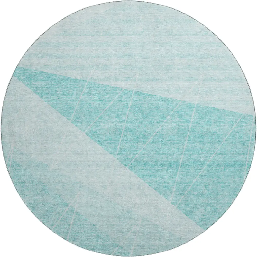 Mayfield AMF706 Teal 8' x 8' Rug
