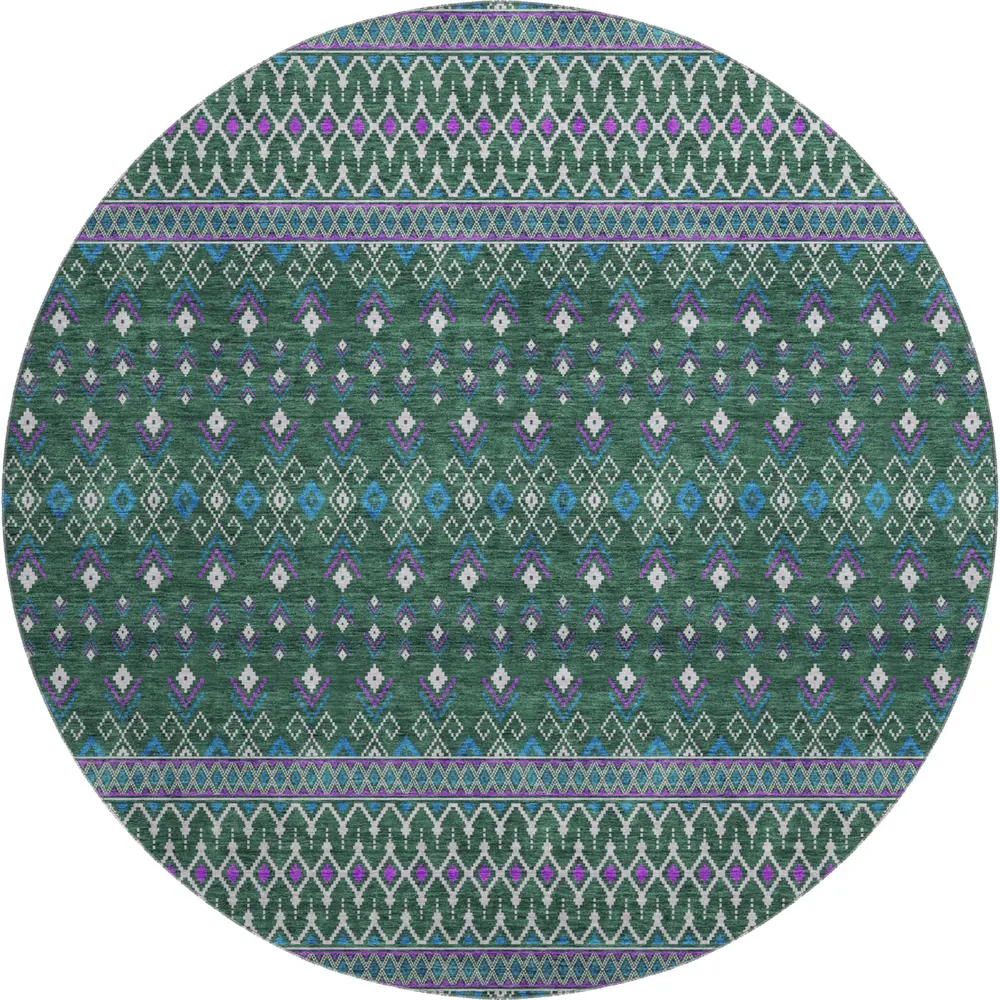 Mayfield AMF708 Green 8' x 8' Rug