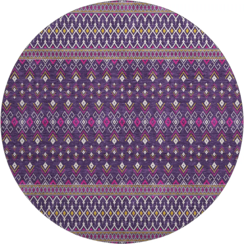 Mayfield AMF708 Purple 8' x 8' Rug
