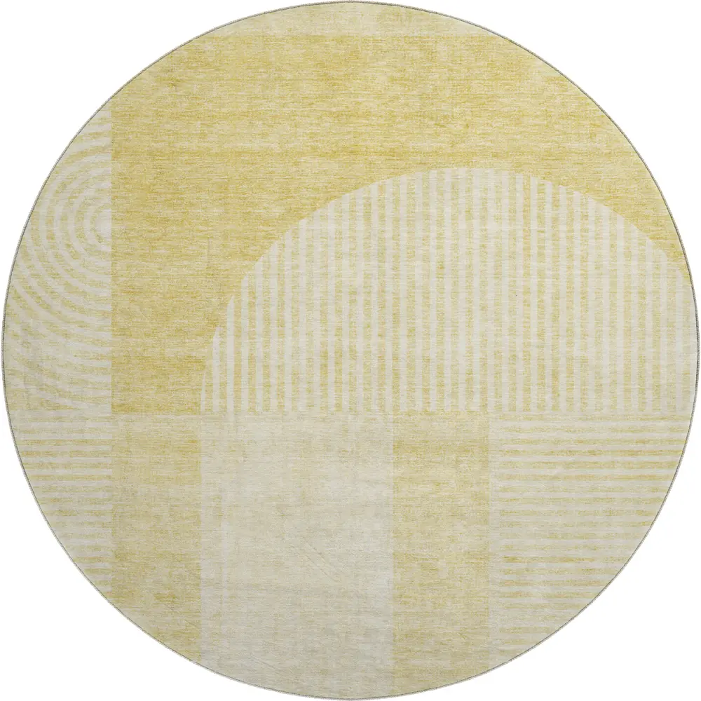 Mayfield AMF711 Gold 8' x 8' Rug