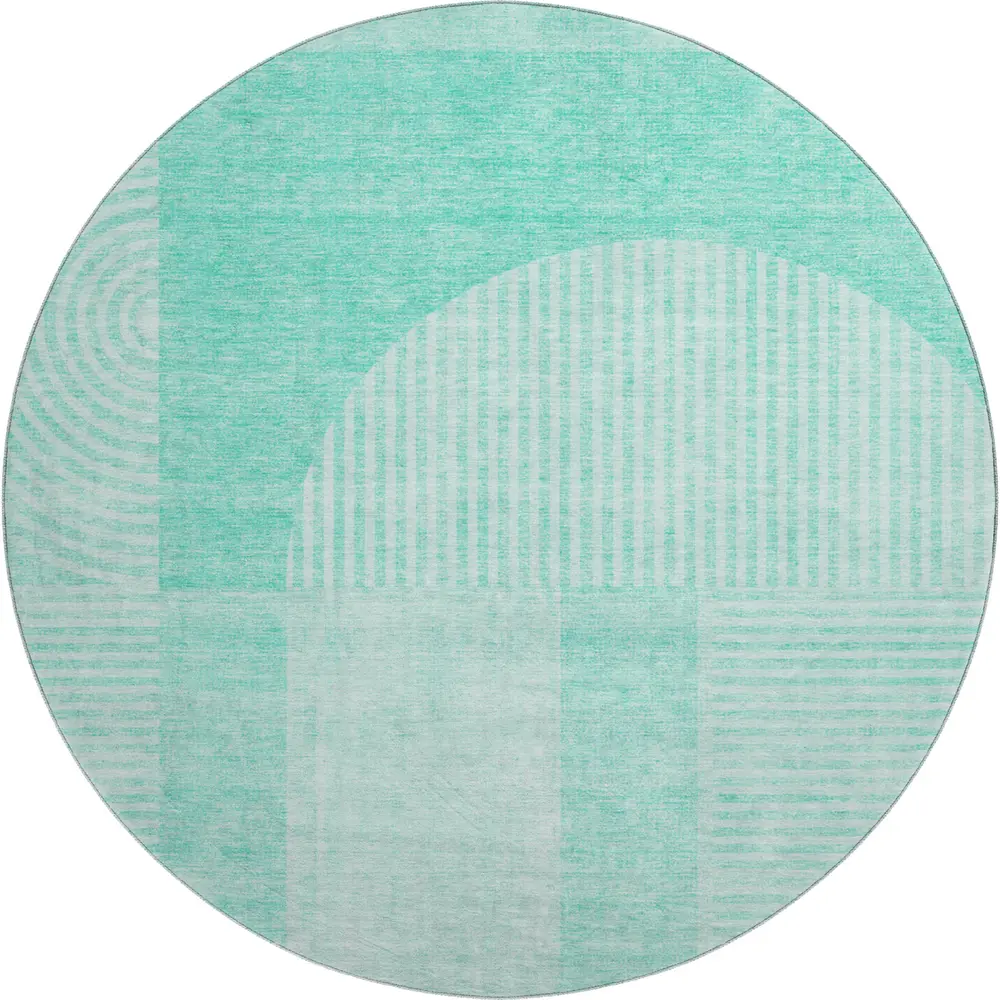 Mayfield AMF711 Teal 8' x 8' Rug