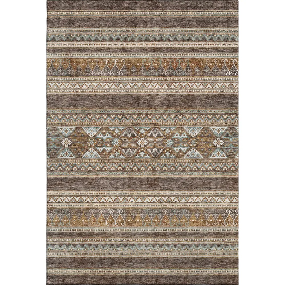 Mayfield AMF714 Chocolate 3' x 5' Rug