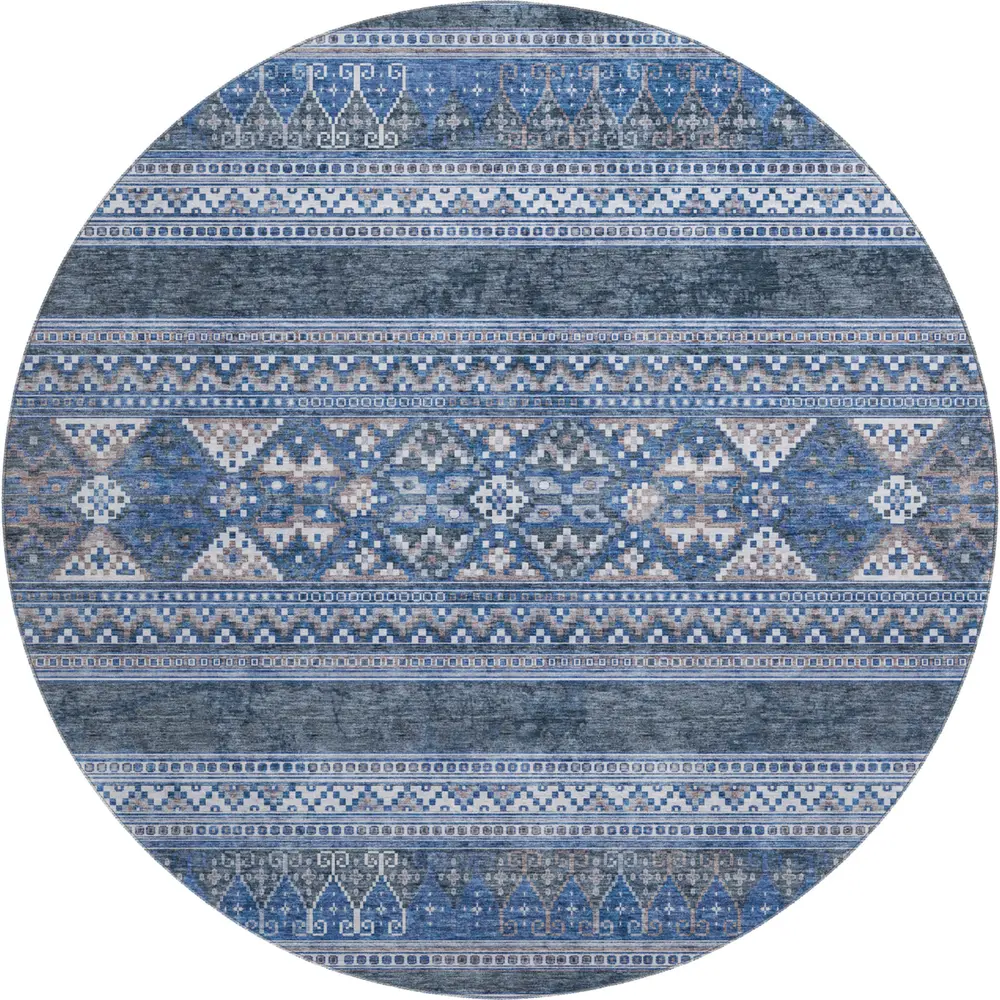 Mayfield AMF714 Navy 8' x 8' Rug