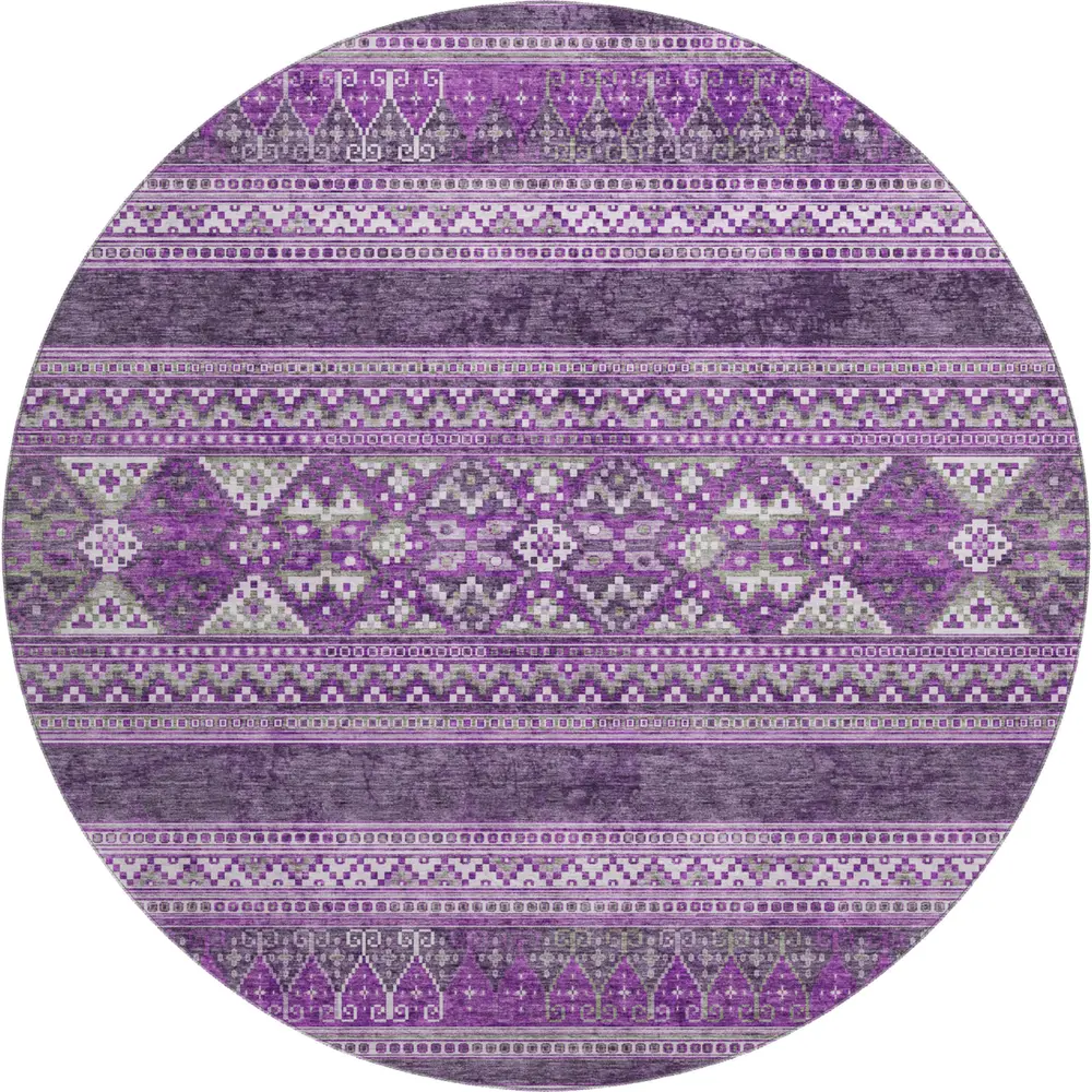Mayfield AMF714 Purple 8' x 8' Rug