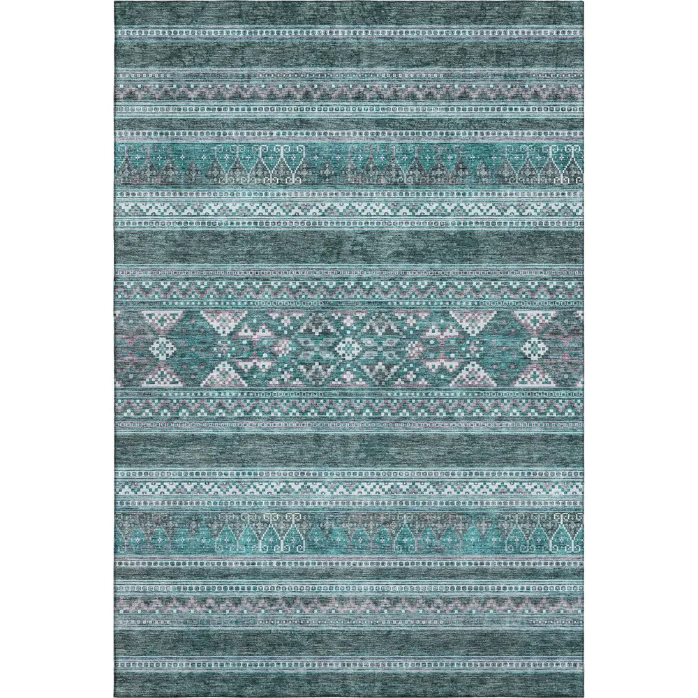 Mayfield AMF714 Teal 8' x 10' Rug