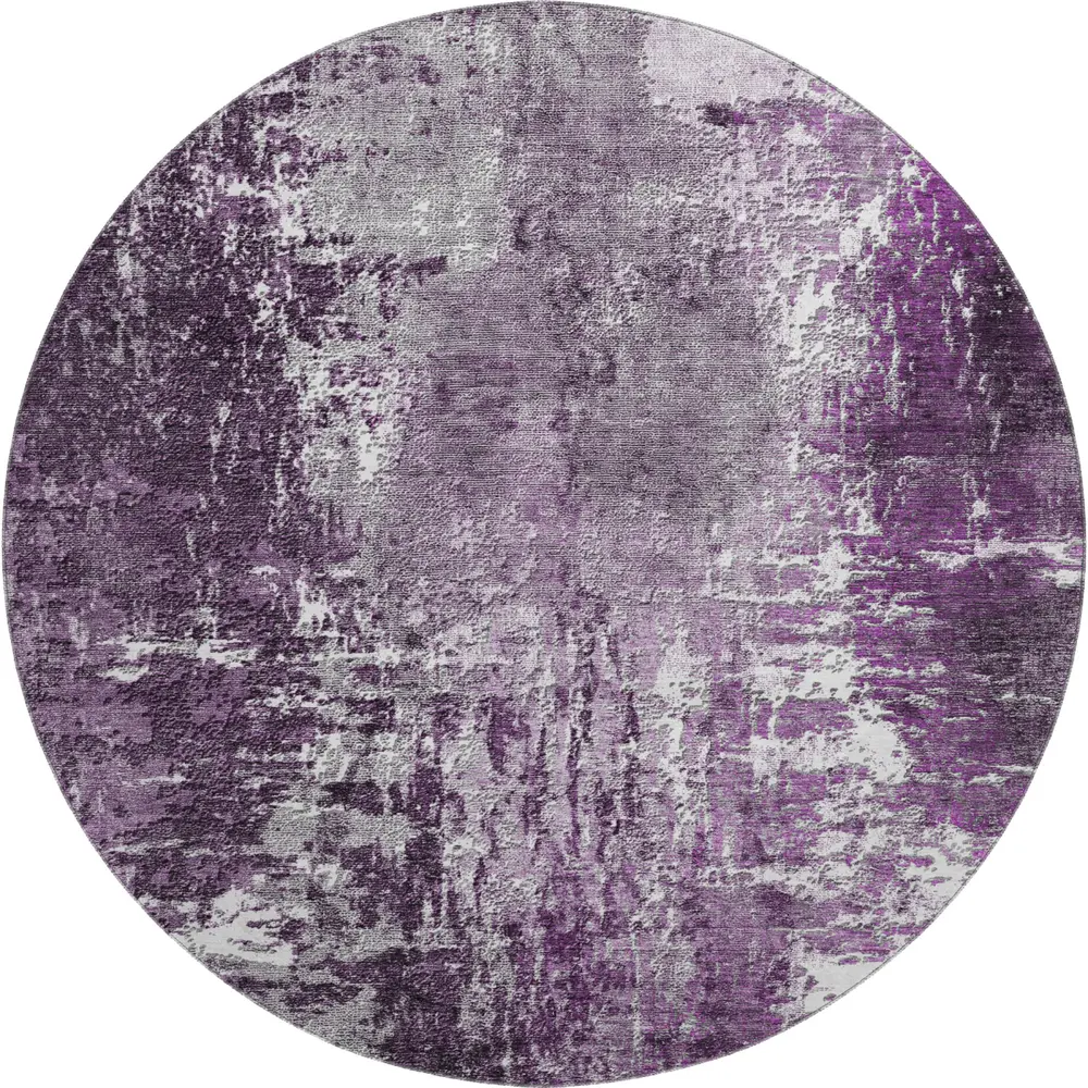 Mayfield AMF718 Eggplant 8' x 8' Rug