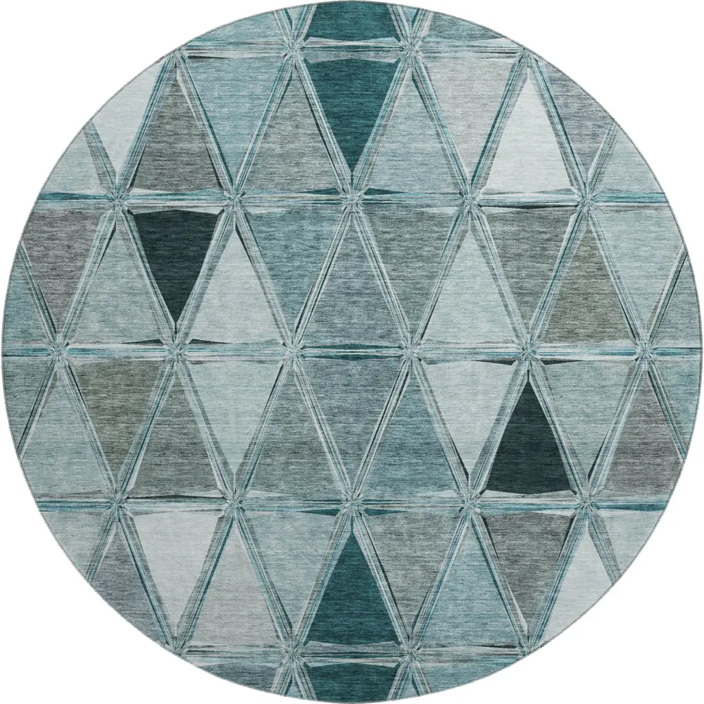 Mayfield AMF722 Teal 8' x 8' Rug