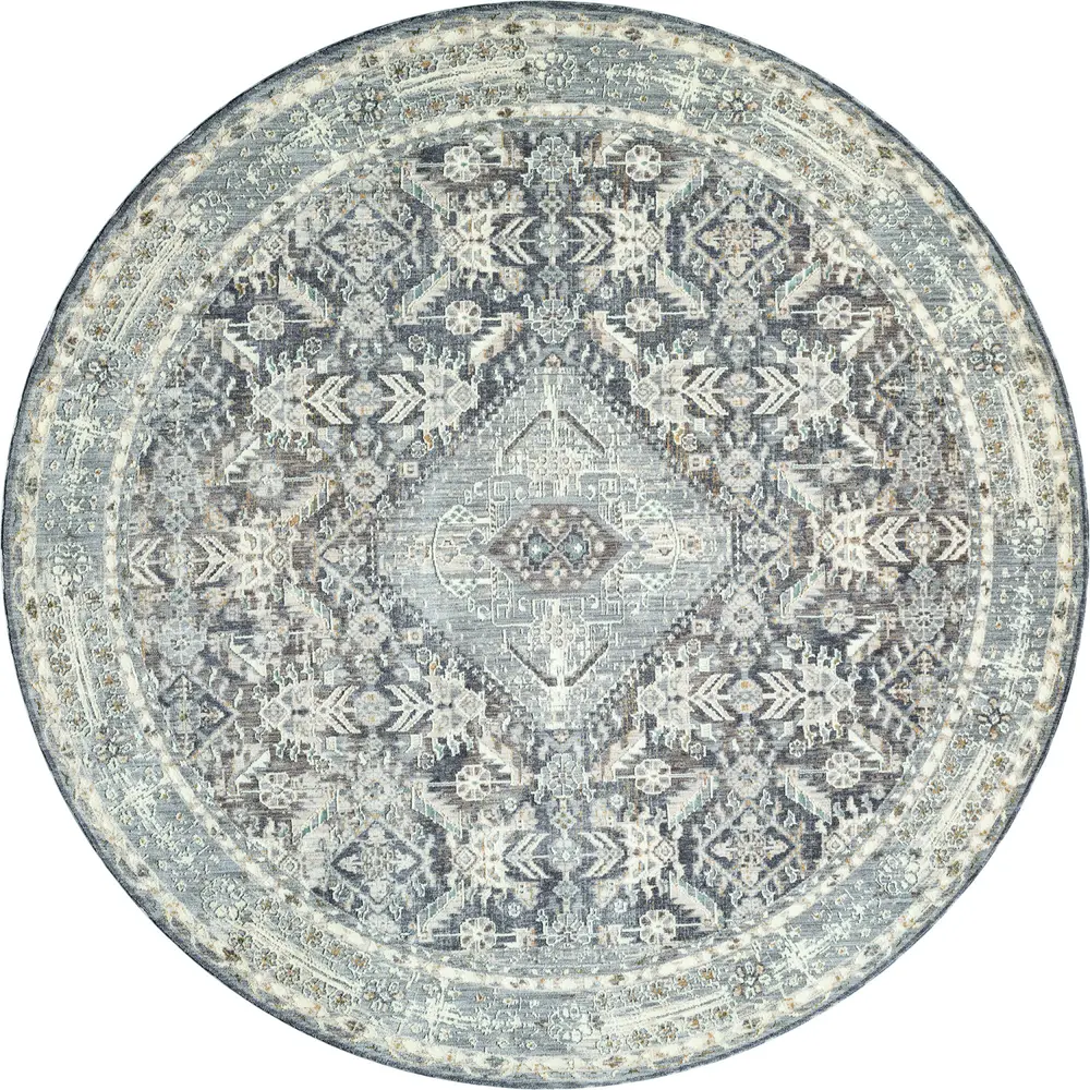 United Weavers Armada Austro Grey Round Rug 7'11