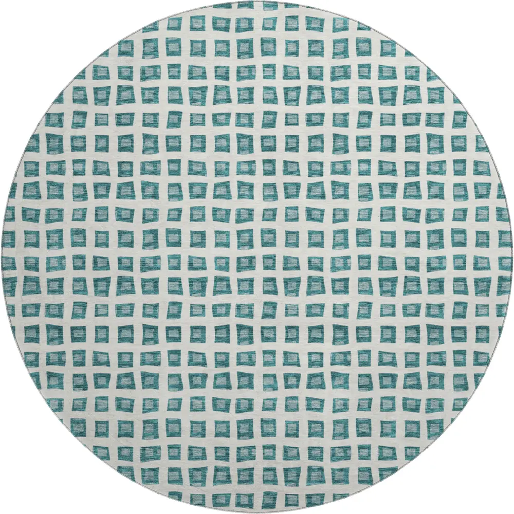 Mayfield AMF727 Teal 8' x 8' Rug