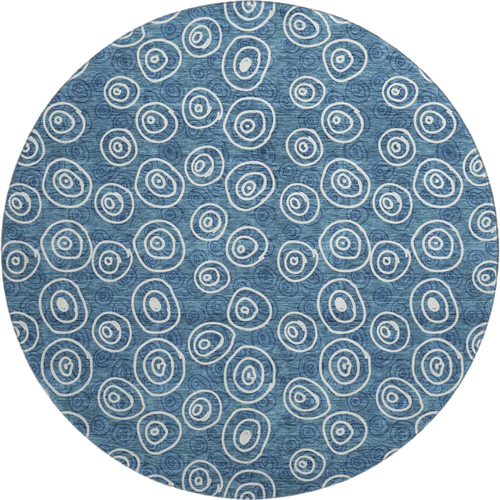 Mayfield AMF728 Blue 8' x 8' Rug