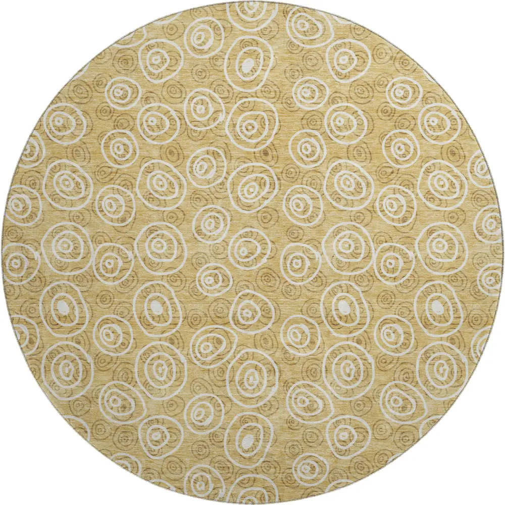 Mayfield AMF728 Gold 8' x 8' Rug