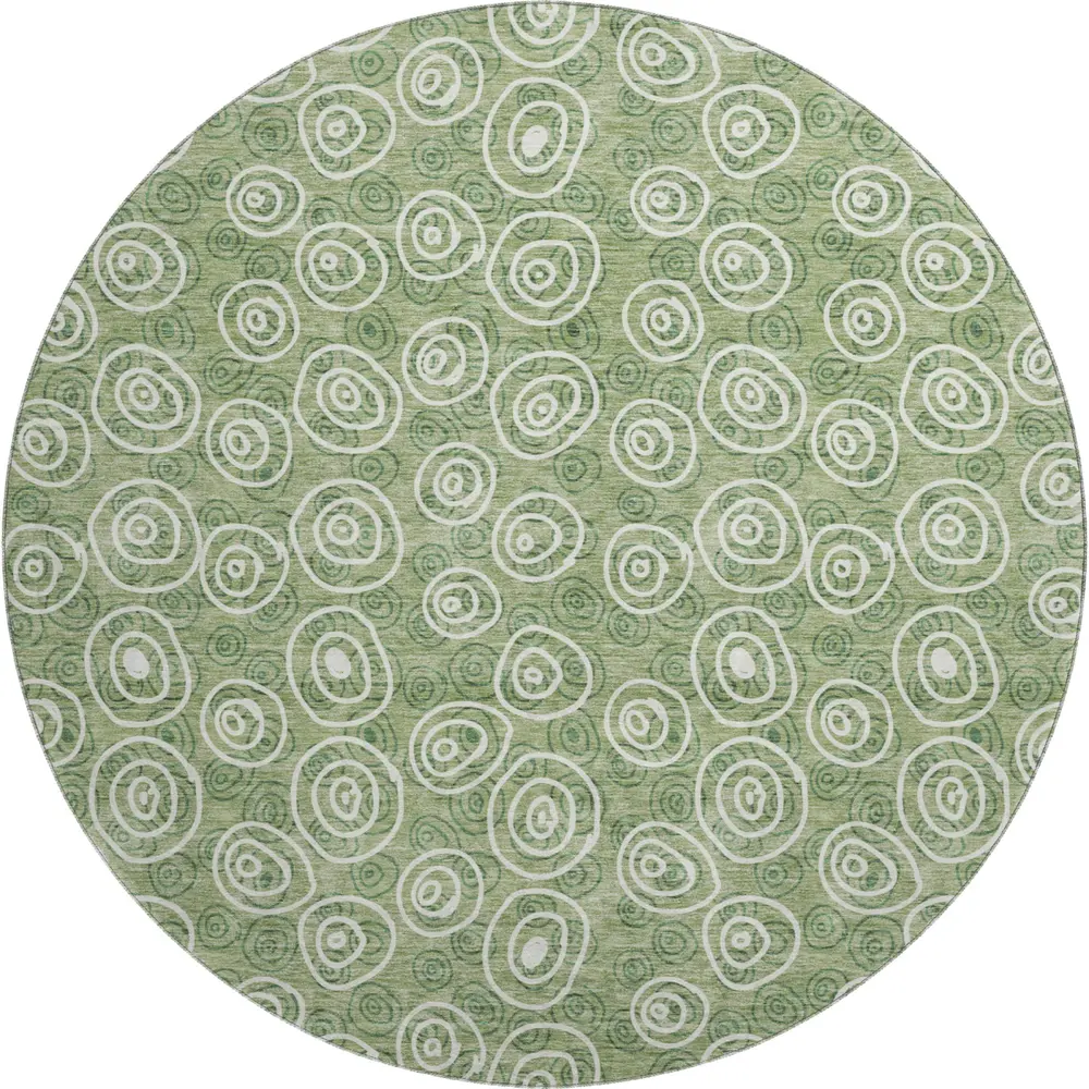 Mayfield AMF728 Green 8' x 8' Rug