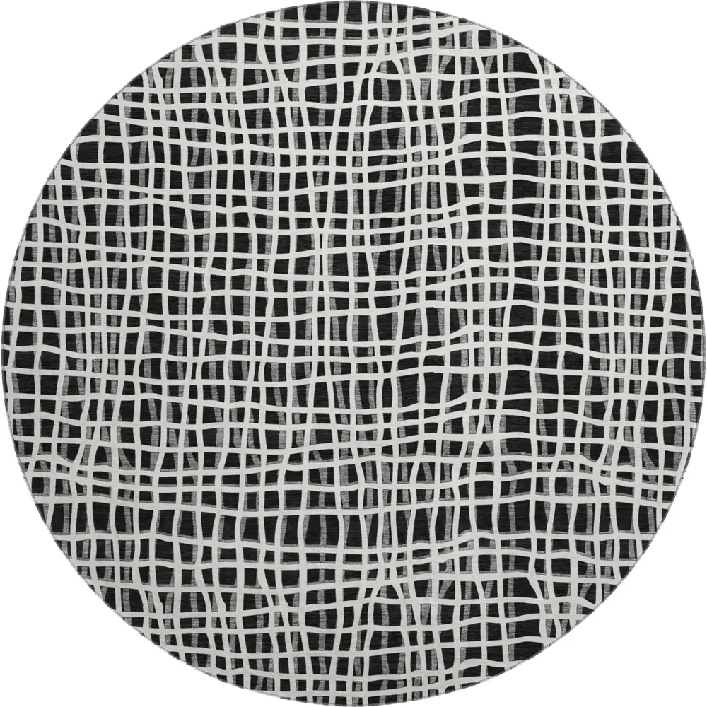 Mayfield AMF729 Black 8' x 8' Rug