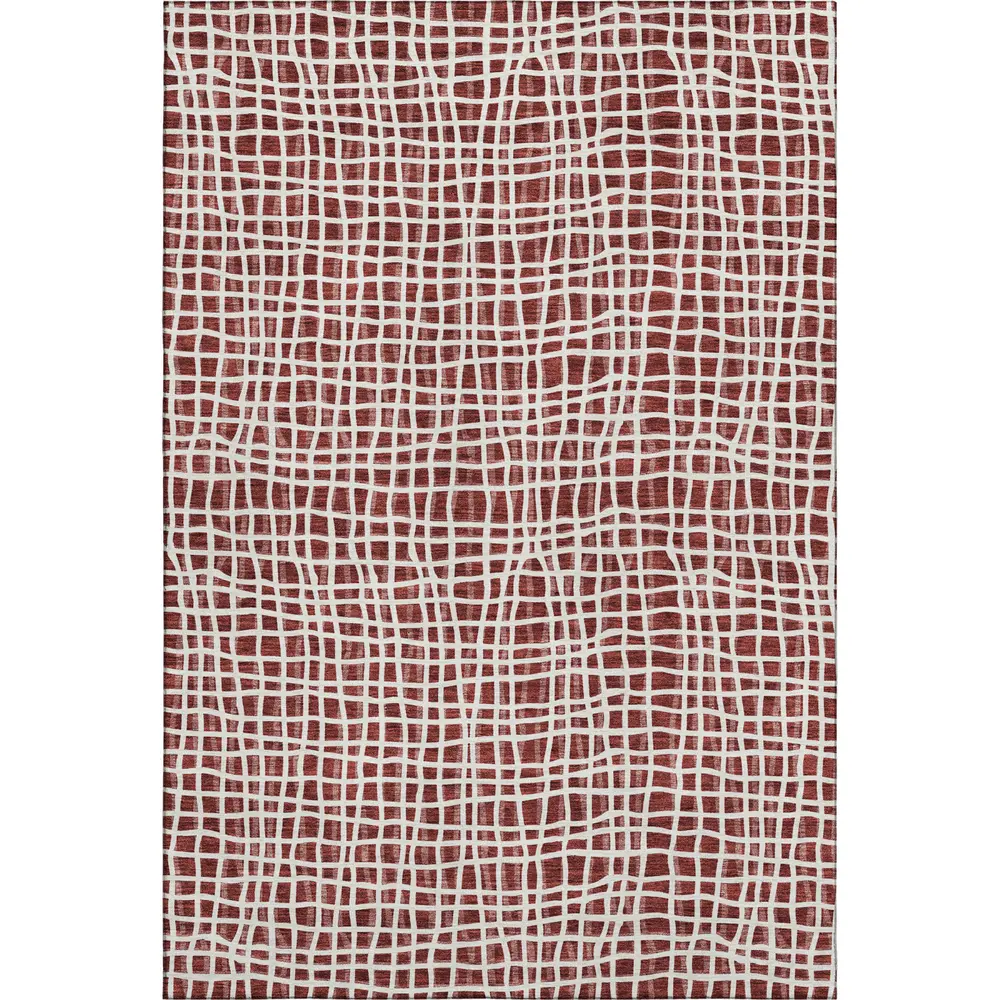 Mayfield AMF729 Burgundy 3' x 5' Rug