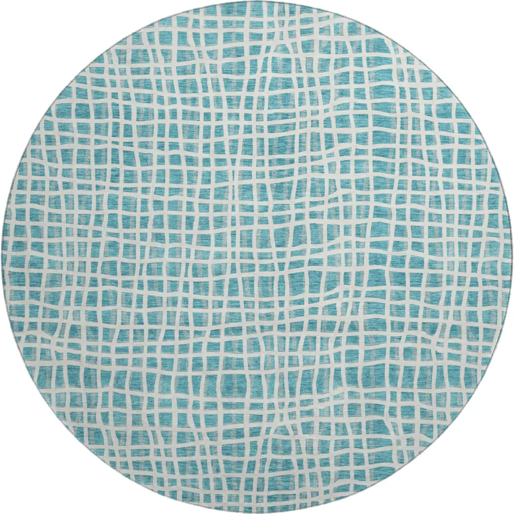 Mayfield AMF729 Teal 8' x 8' Rug