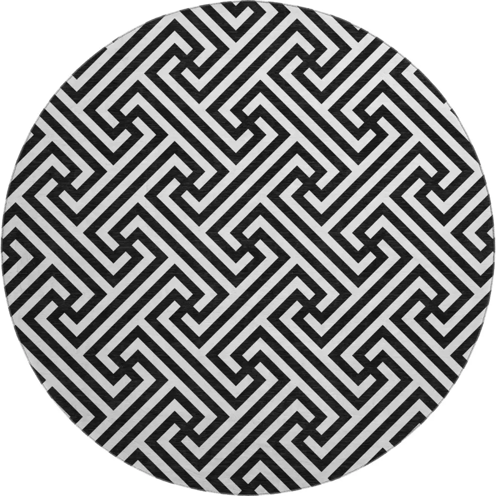 Mayfield AMF731 Black 8' x 8' Rug