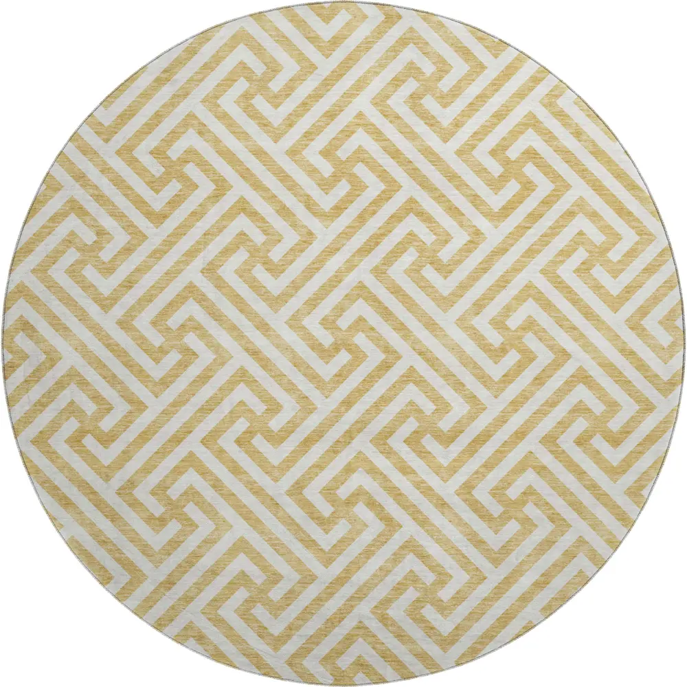 Mayfield AMF731 Gold 8' x 8' Rug