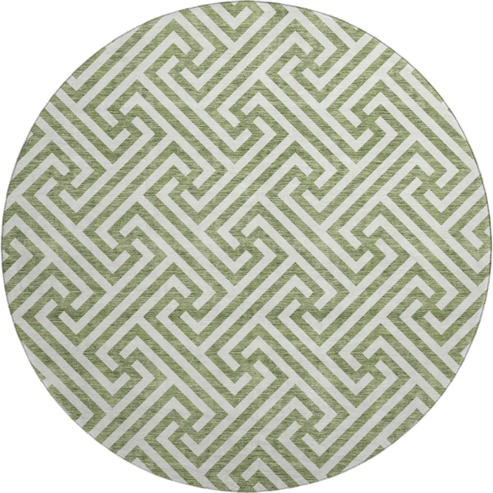 Mayfield AMF731 Green 8' x 8' Rug