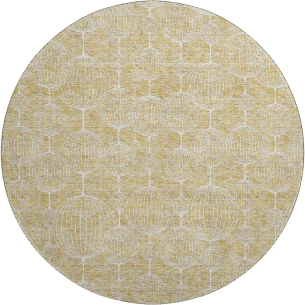 Mayfield AMF732 Gold 8' x 8' Rug