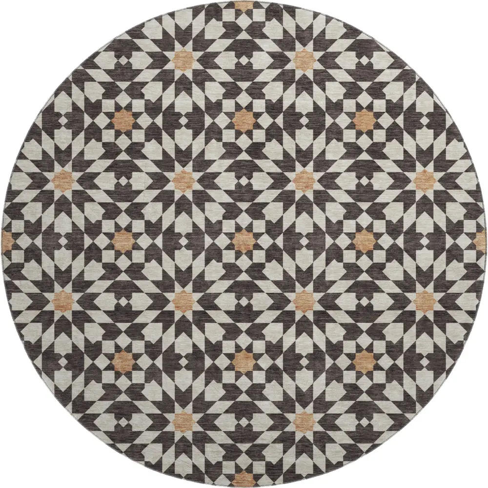 Mayfield AMF734 Charcoal 8' x 8' Rug