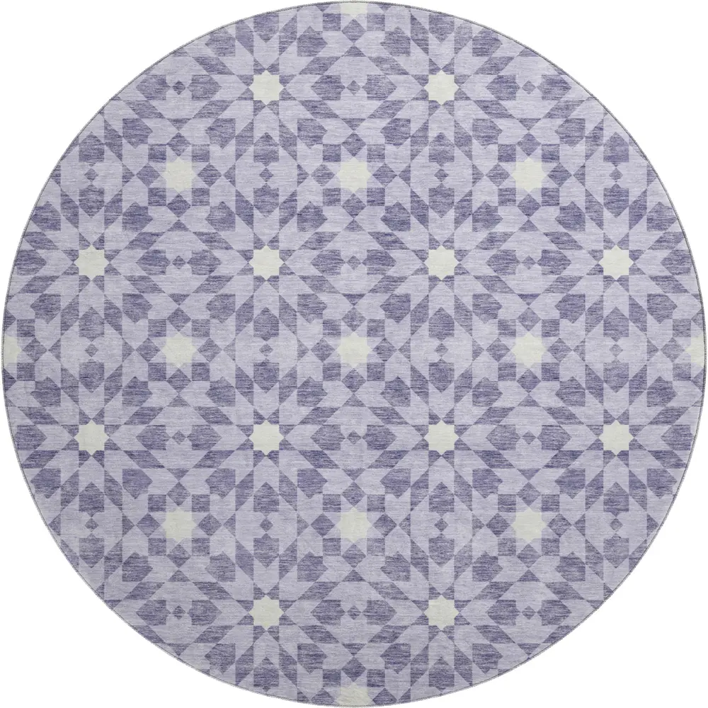 Mayfield AMF734 Lilac 8' x 8' Rug
