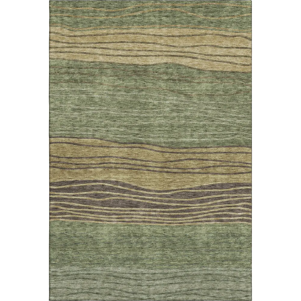 Mayfield AMF735 Olive 3' x 5' Rug