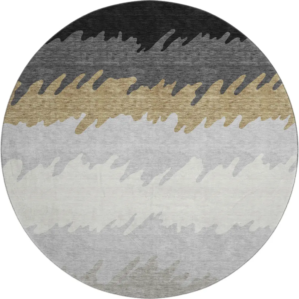 Mayfield AMF736 Black 8' x 8' Rug