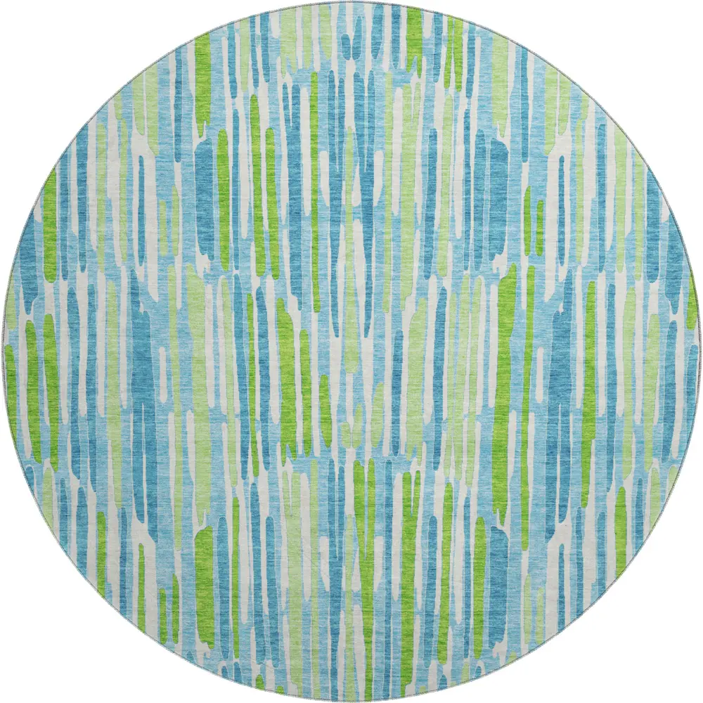 Mayfield AMF739 Aqua 8' x 8' Rug