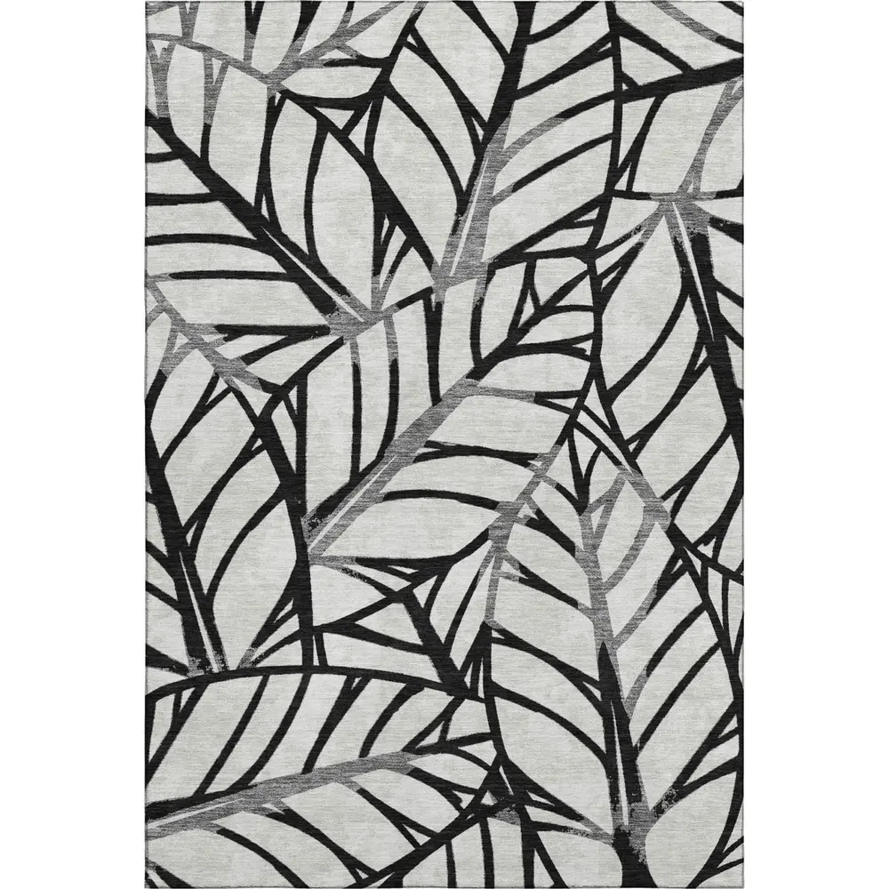 Mayfield AMF741 Black 3' x 5' Rug