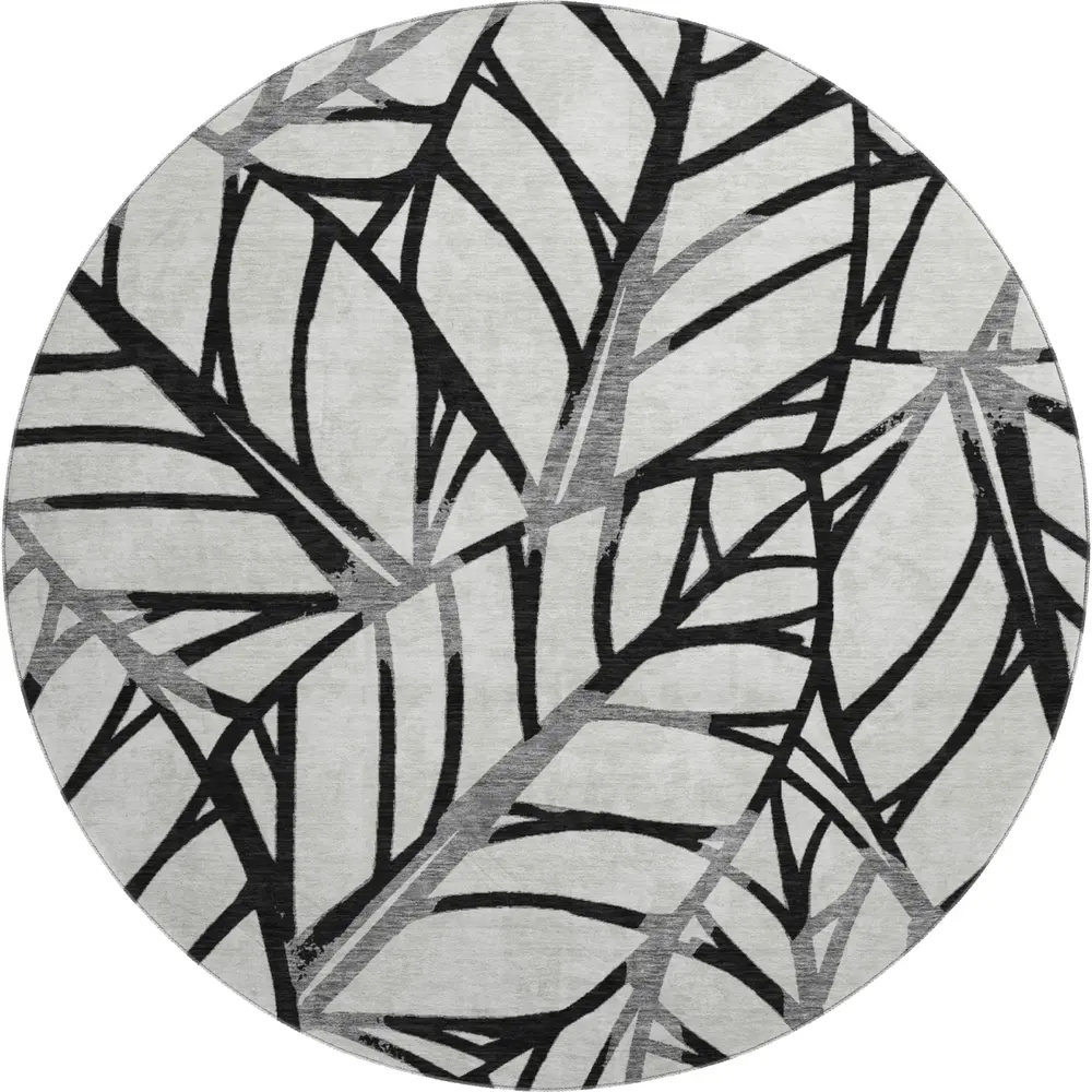 Mayfield AMF741 Black 8' x 8' Rug