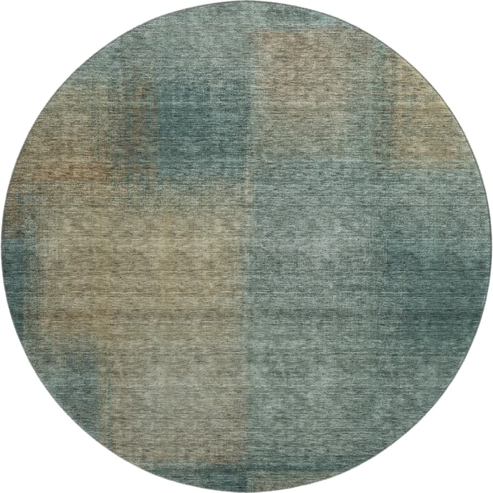 Mayfield AMF742 Teal 8' x 8' Rug