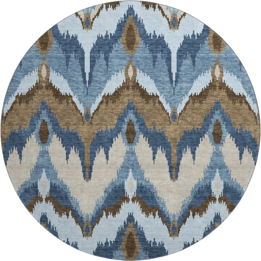 Mayfield AMF743 Blue 8' x 8' Rug