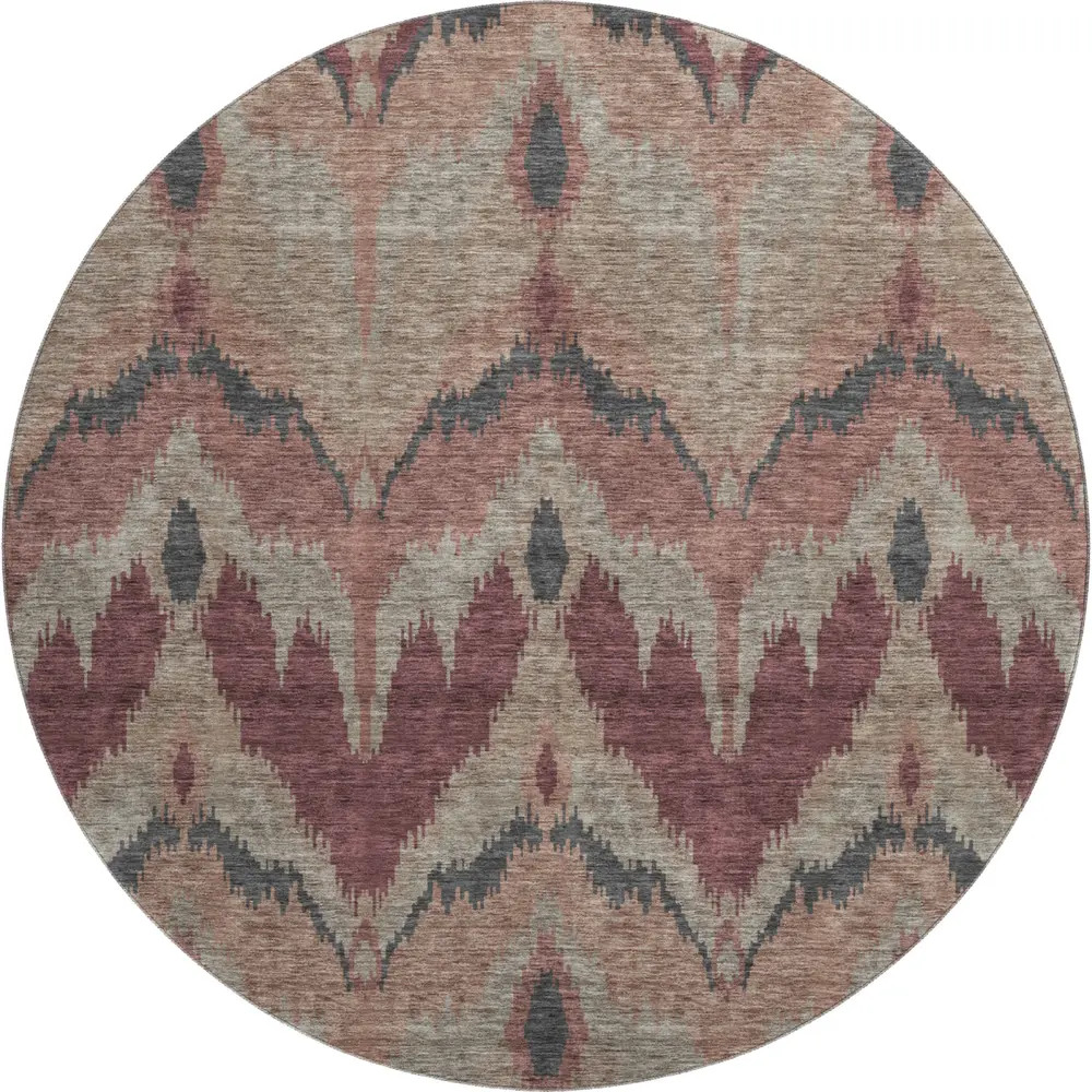 Mayfield AMF743 Burgundy 8' x 8' Rug