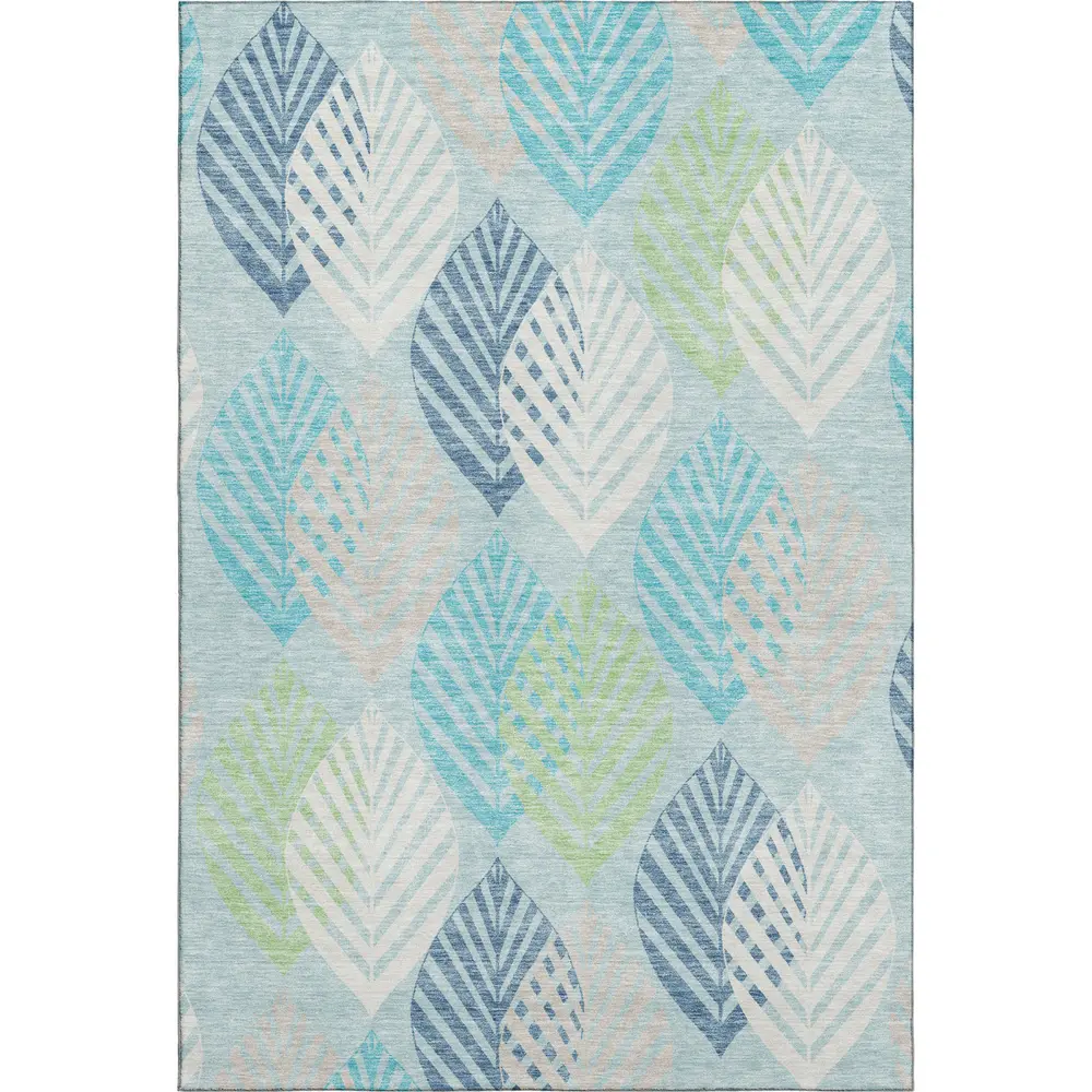 Mayfield AMF744 Teal 10' x 14' Rug