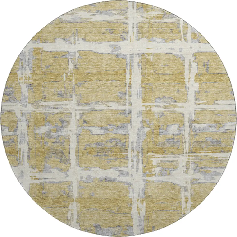Mayfield AMF745 Gold 8' x 8' Rug