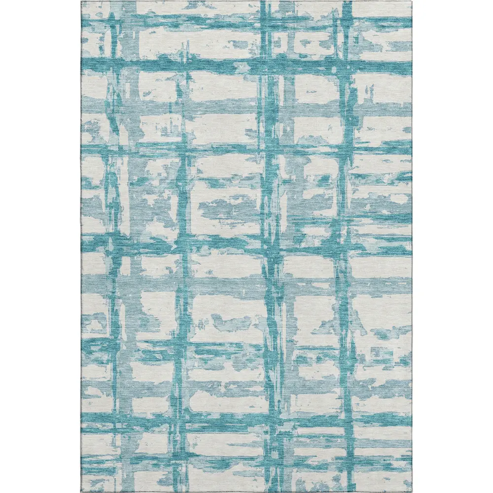 Mayfield AMF745 Teal 9' x 12' Rug