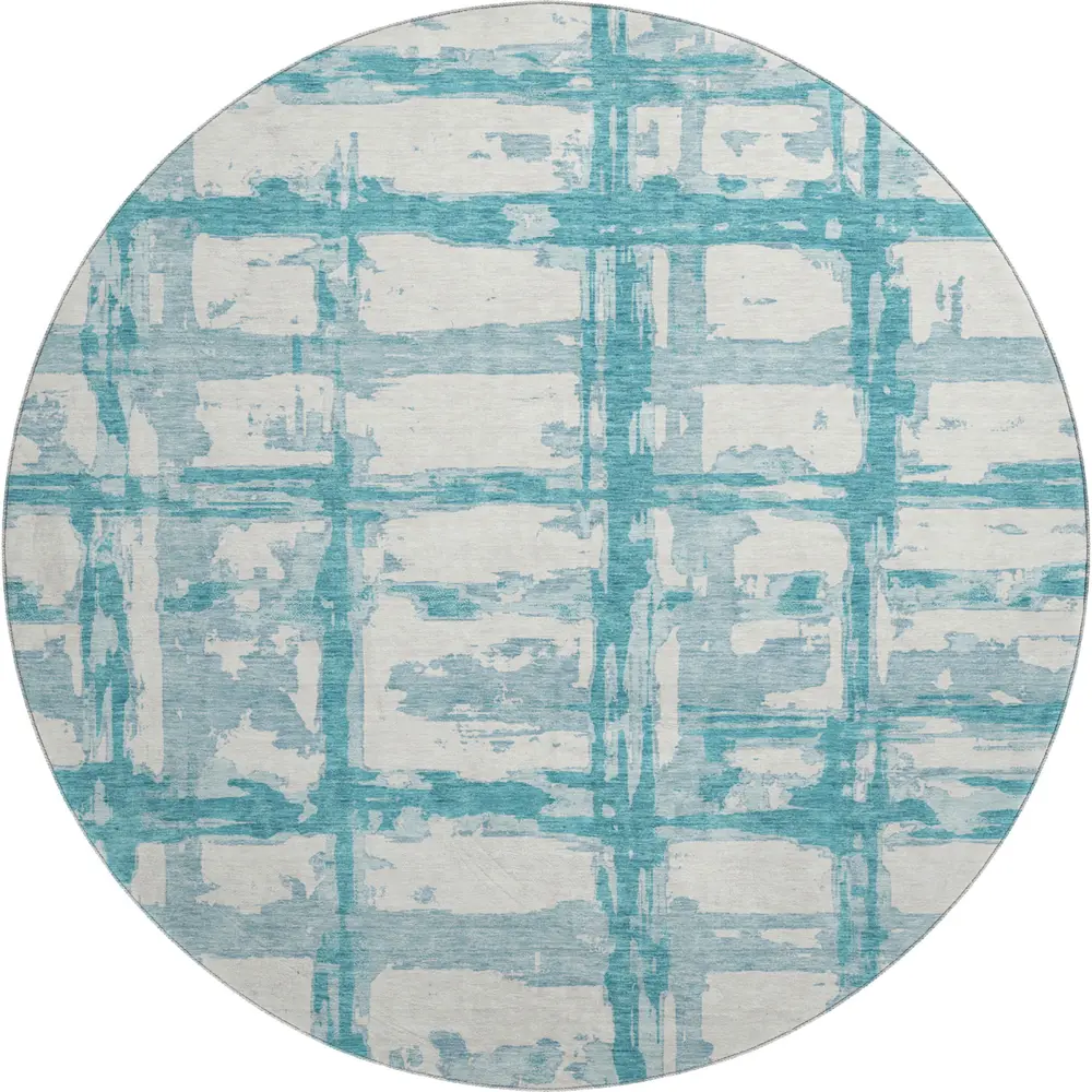 Mayfield AMF745 Teal 8' x 8' Rug