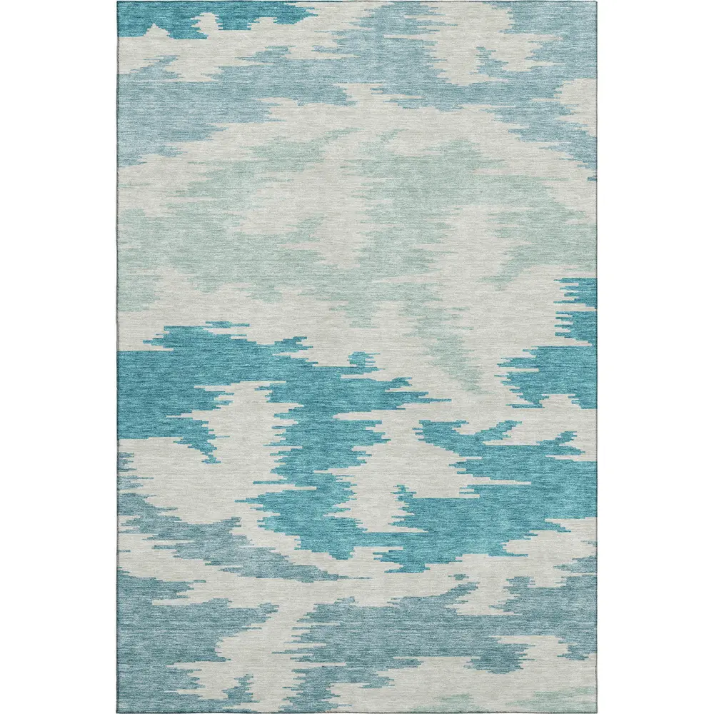 Mayfield AMF746 Teal 3' x 5' Rug