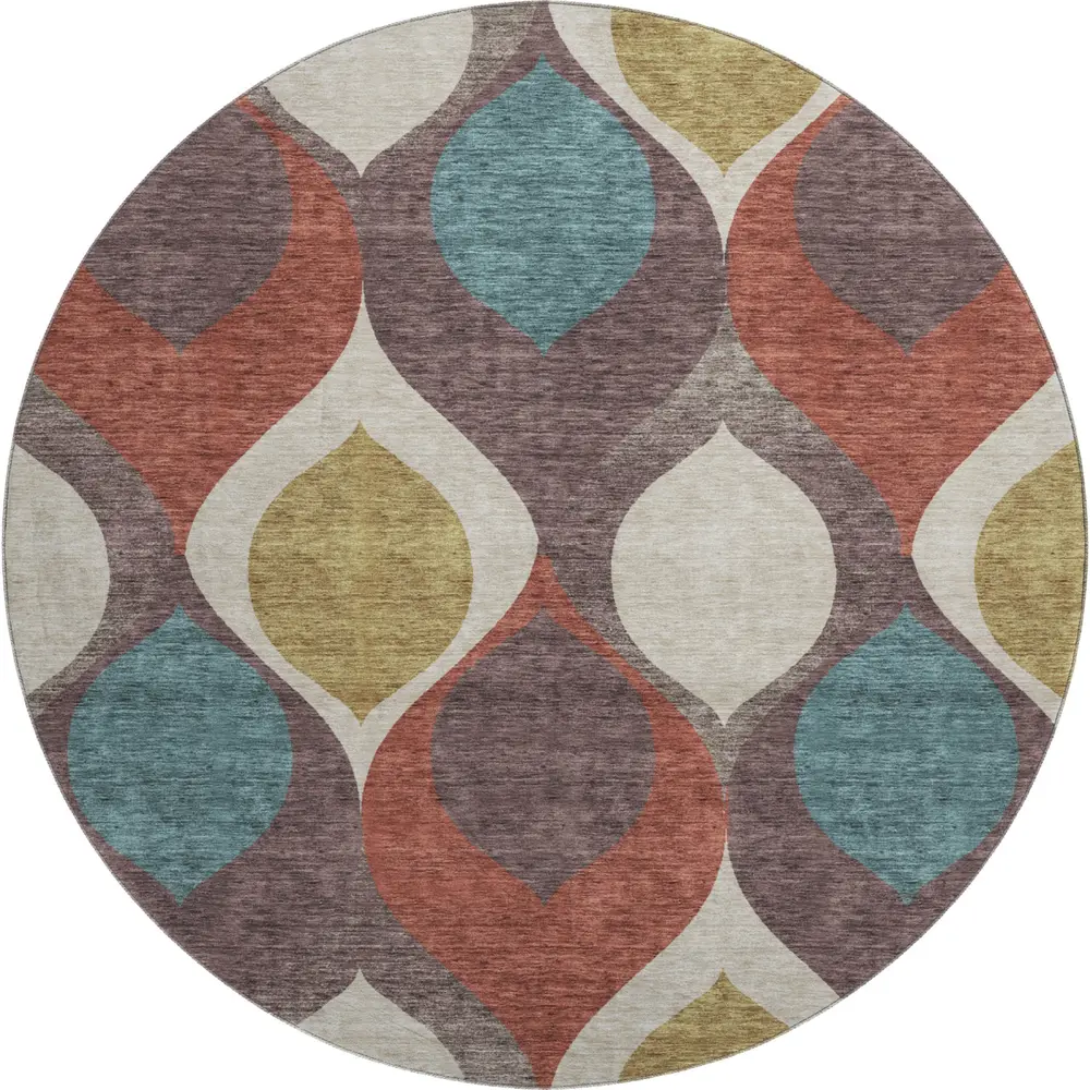 Mayfield AMF749 Brown 8' x 8' Rug
