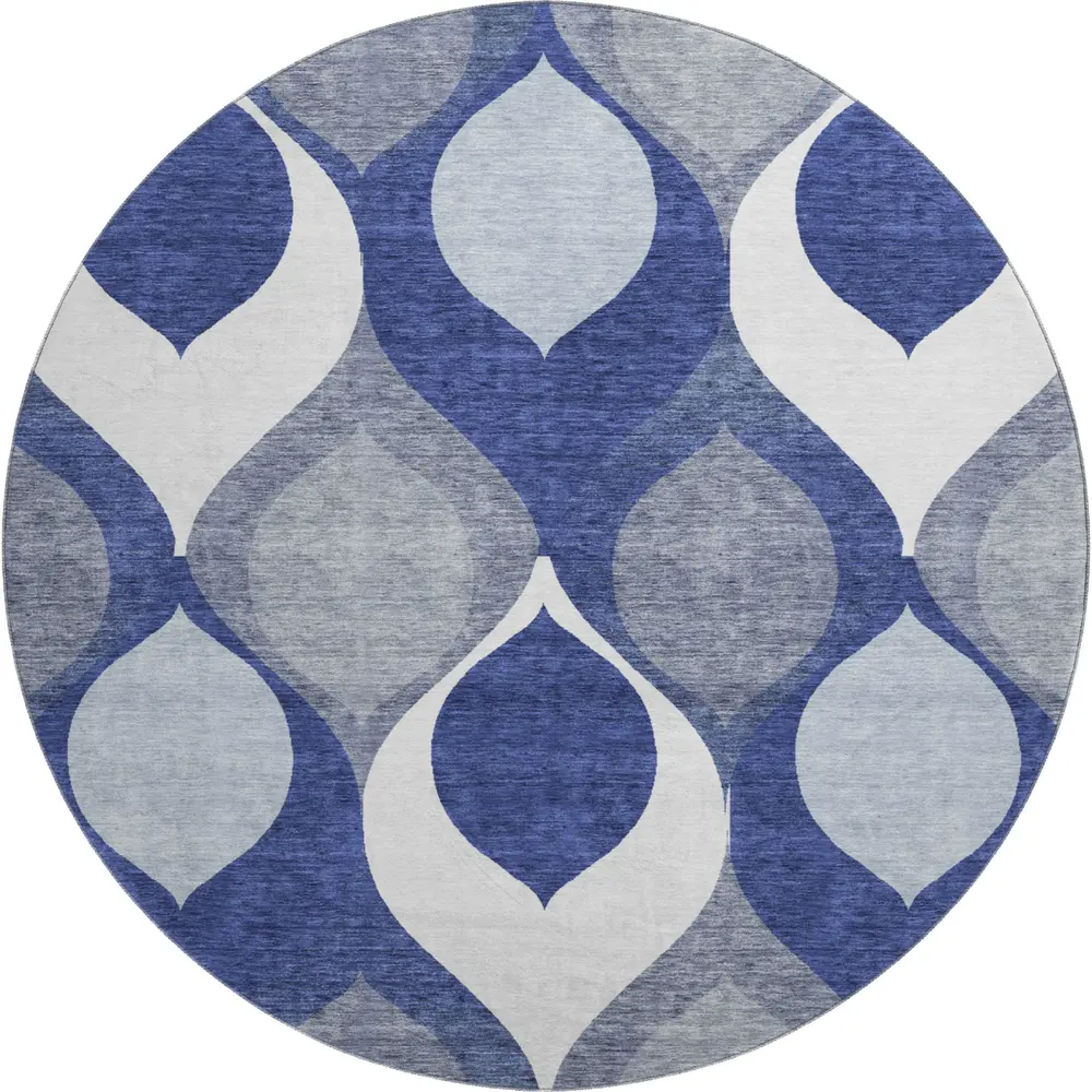 Mayfield AMF749 Navy 8' x 8' Rug