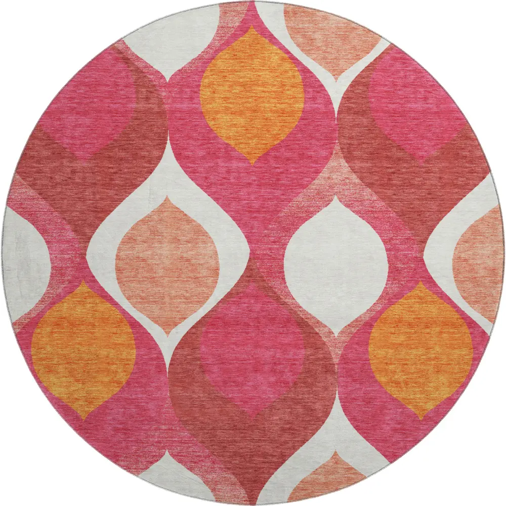 Mayfield AMF749 Pink 8' x 8' Rug