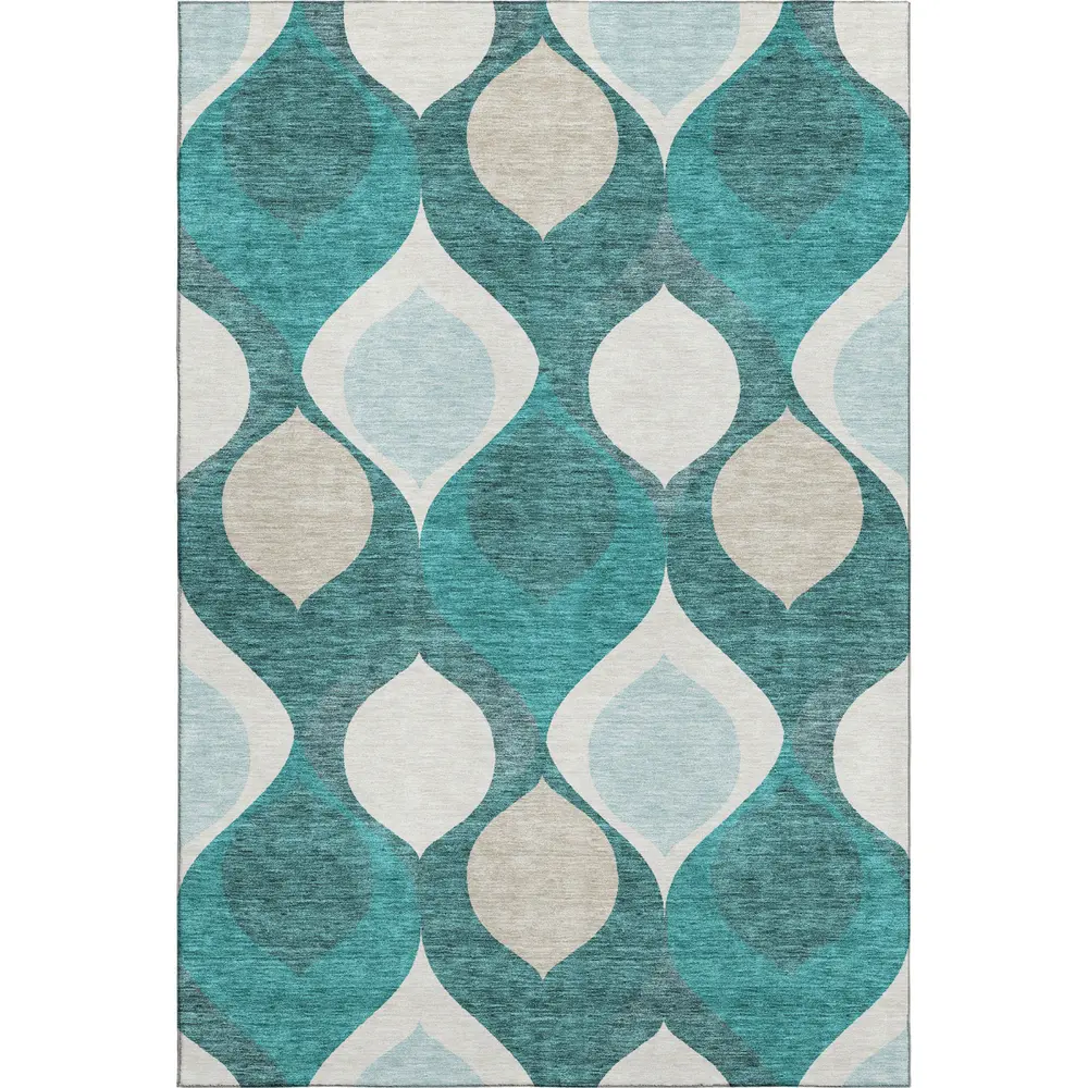Mayfield AMF749 Teal 10' x 14' Rug