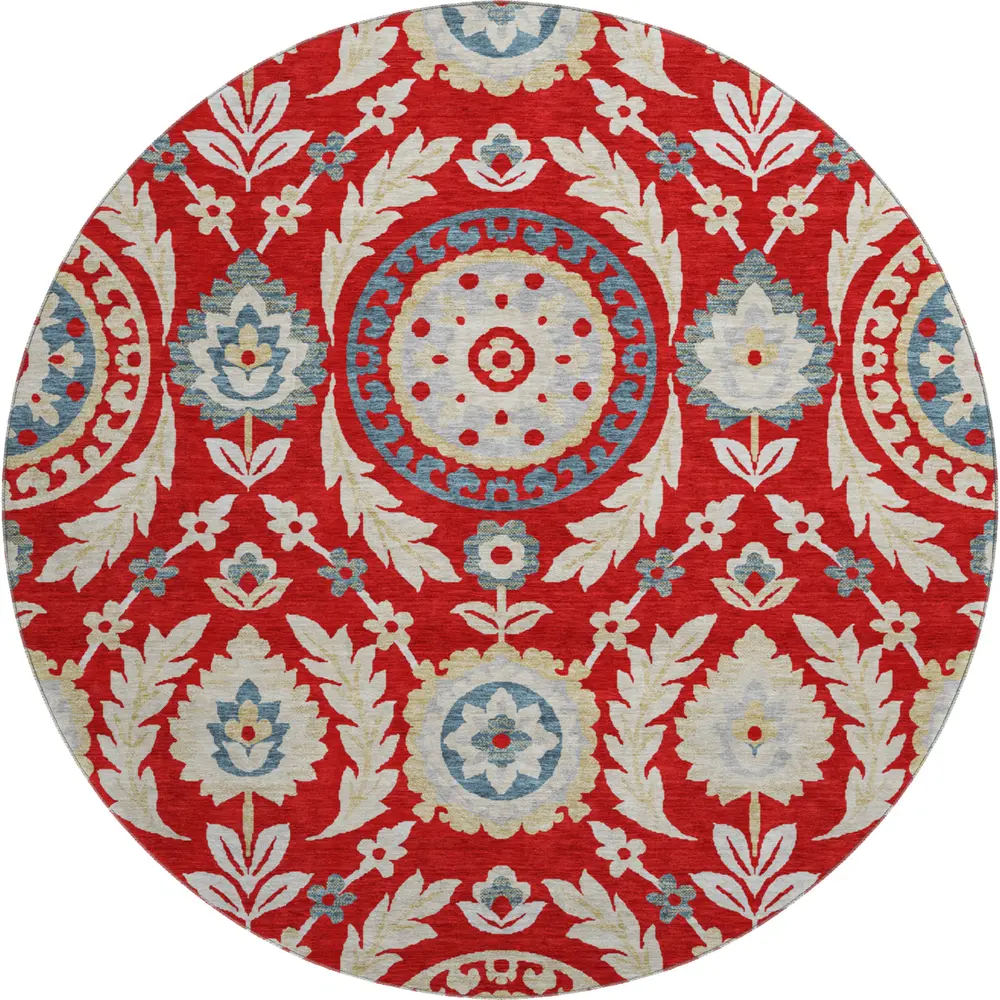 Mayfield AMF751 Red 8' x 8' Rug