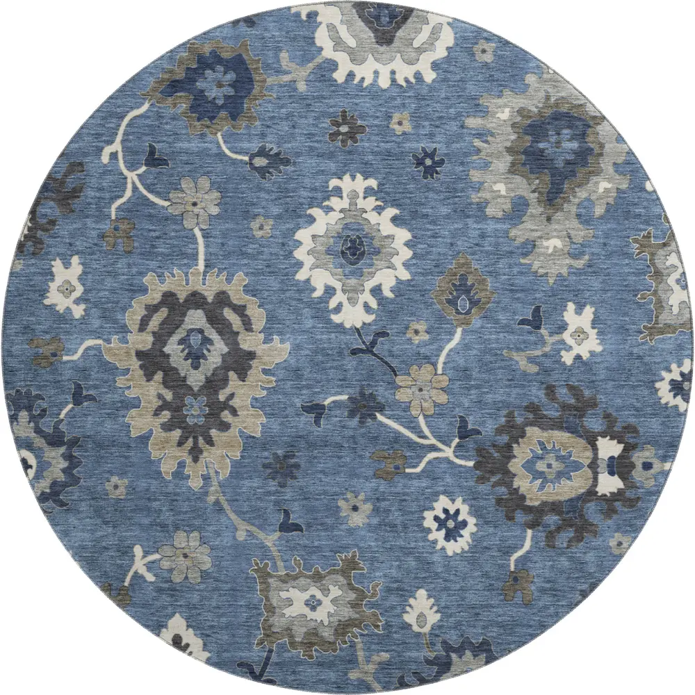 Mayfield AMF753 Blue 8' x 8' Rug
