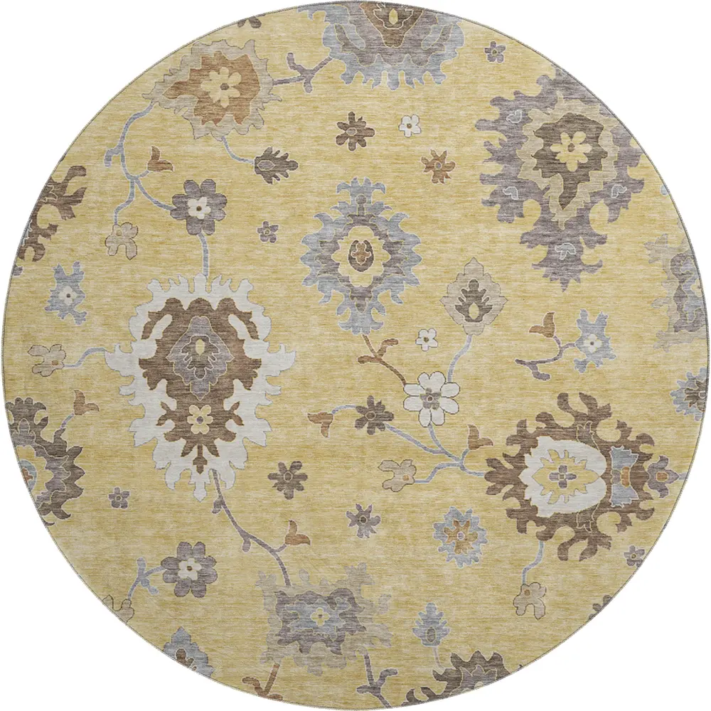 Mayfield AMF753 Gold 8' x 8' Rug