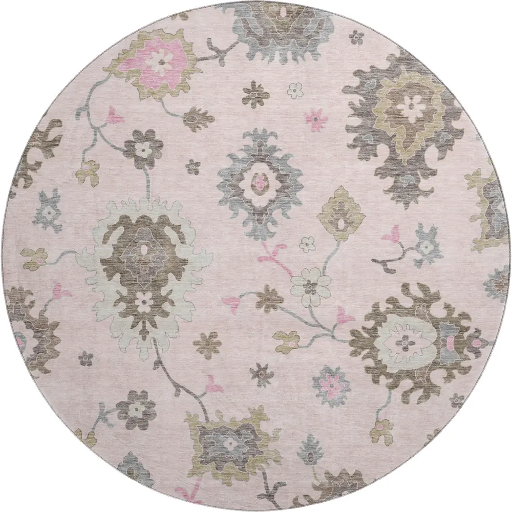 Mayfield AMF753 Pink 8' x 8' Rug